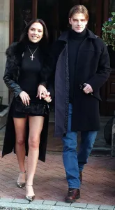 Victoria Adams ('Posh Spice') and David Beckham announce their engagement