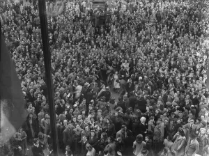 Victoria Square, Birmingham, shortly after Mr. Churchill