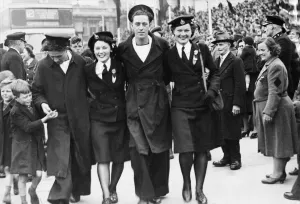 Victory in Europe Day. (VE Day) in Portsmouth, Hampshire