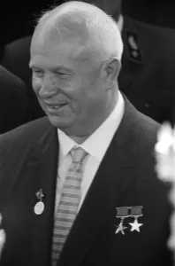 Talks Prints: The Vienna summit. John F. Kennedy and Soviet Premier Nikita Khrushchev met for the first