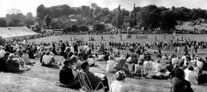 Trees Prints: A view from the top of Abbey Fields in Kenilworth, the site of the annual Kenilworth Show