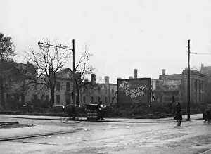 View of Bomb damage in Hull following the air raids of May 1941