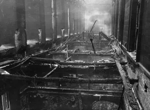 A view of the west corridor of St. Georges Hall in central Liverpool