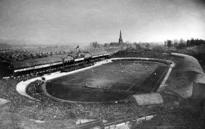 Villa Park football stadium, home to Aston Villa Football Club. 1907