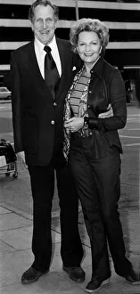 Vincent Price actor and wife actress Coral Browne 1975