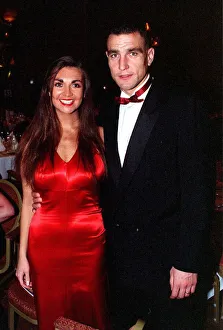 Vinnie Jones the Wimbledon player and wife Tanya Jones at the Sparks charity ball