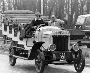 Vintage Prints: Vintage coach, a 1912 Charabanc which starred in the film Chariots of Fire