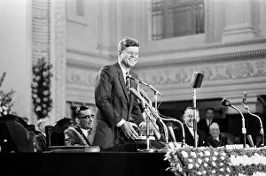 United States Of America Prints: The visit of American President John F Kennedy to Ireland in late June 1963