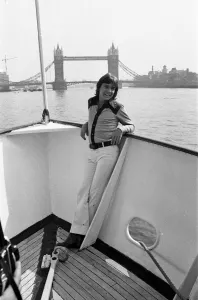During his visit to London, David Cassidy stay aboard the 120 ft luxury yacht