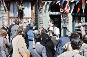 00617 Prints: Visit by her Majesty Queen Elizabeth II and her husband Prince Philip, Duke of Edinburgh
