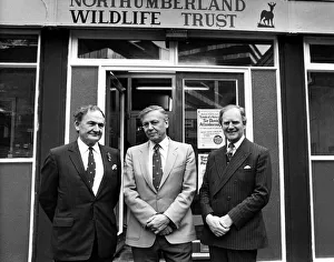 Broadcaster Prints: Visit by Sir David Attenborough Chairman of the British Wildlife Appeal to