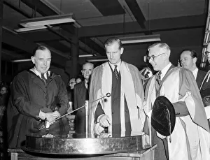01148 Prints: The visit to the University of Cambridge by the Duke of Edinburgh was enriched
