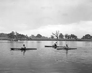 00099 Prints: Visitors watching the sports held at County Camp and Sea Scouts meet in Packington Park