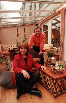Viv Lumsden and Alan Douglas at home property feature A©mirrorpix