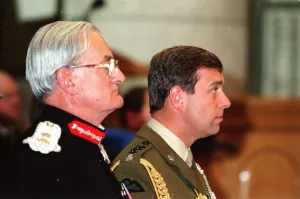 00128 Prints: VJ Day Commemerations Belfast Northern Ireland August 95 The Duke of York with