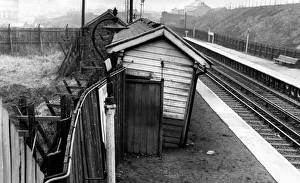 The waiting room and toilets at Point Pleasant Railway Station on the Riverside route