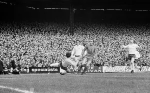 01363 Prints: Wales 1-1 England, Home International Championship, Ninian Park, Sloper Road, Cardiff