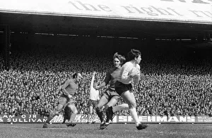 01363 Prints: Wales 1-1 England, Home International Championship, Ninian Park, Sloper Road, Cardiff