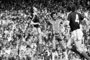 Wales 3-0 Scotland, British Championship match at Ninian Park, Saturday 19th May 1979