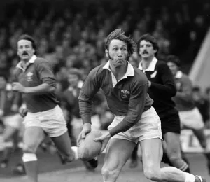Passing Prints: Wales Full Back JPR Williams November 3rd 1980 He had been recalled to the Welsh