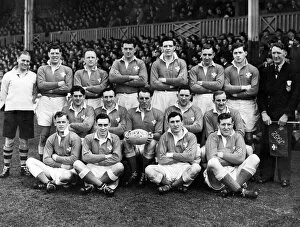 Images Dated 18th October 2012: The Wales Rugby Union Grand Slam team, 1952 - 1953