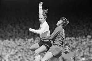 Hero Prints: Wales versus England. The British Home Championship match played at Ninian Park