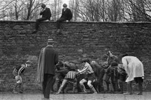 01525 Prints: The Wall Game played at Eton College. Near Windsor in Berkshire. 26th November 1966