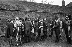 01525 Prints: The Wall Game played at Eton College. Near Windsor in Berkshire. 26th November 1966