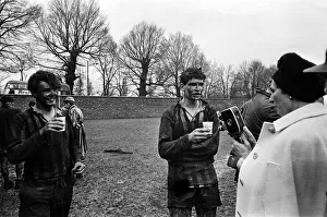The Wall Game played at Eton College. Near Windsor in Berkshire. 26th November 1966
