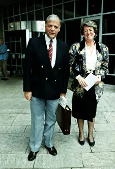 Wallace Mercer Hearts football chief with wife Ann Mercer