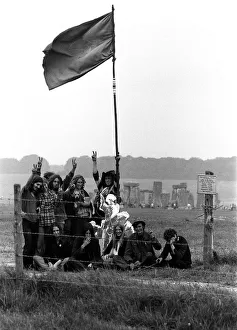Core76 Prints: The Wallies August 1974 Camping on Salisbury Plain near stonehenge Wally