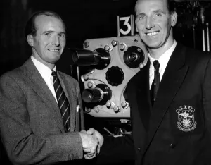 Wally Barnes Football Player of Arsenal - December 1955