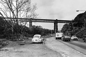 01202 Prints: Walnut Tree Viaduct, a railway viaduct located above the southern edge of the village of