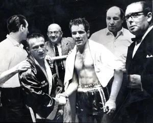 Walter McGowan boxer boxing Benny Huntman Jutrass British agent promoter Jack