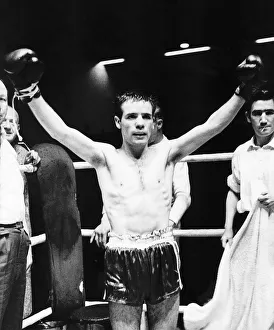 00200 Prints: Walter McGowan wins against Ray Jutras 1962 at Kelvin Hall Glasgow