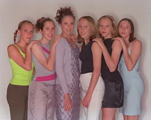 The Walton Sextuplets growing up August 1999 from left Sarah Walton Kate Walton