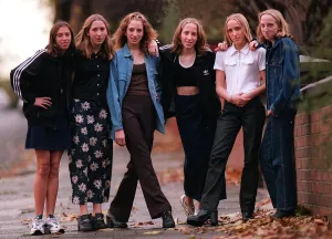 The Walton Sextuplets growing up November 1997 From Left Sarah Walton Kate Walton Jenny
