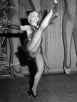 Wanda Alpar - dancer in show called Naughty but Nice October 1957
