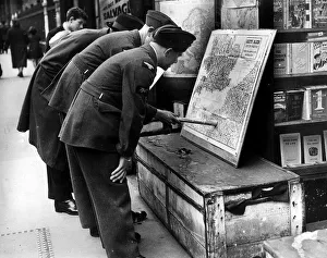 Thoughtful Prints: War: London June 1944 This is where we go... airmen who may be waiting to join