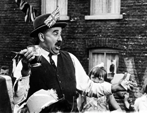Drunkeness Prints: Warren Mitchell Actor as Alf Garnet - July 1968 in the TV programme Till
