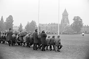 00407 Prints: Warwick v London Wasps, Rugby Union match at Rugby School, Rugby, Warwickshire