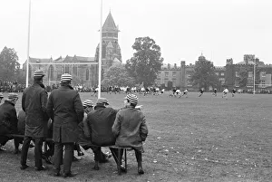 00407 Prints: Warwick v London Wasps, Rugby Union match at Rugby School, Rugby, Warwickshire