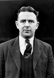 Warwickshire County Cricket Club secretary Leslie Deakins. Circa 1950