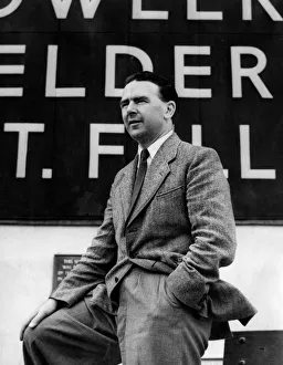 00445 Prints: Warwickshire County Cricket Club secretary Leslie Deakins. August 1951