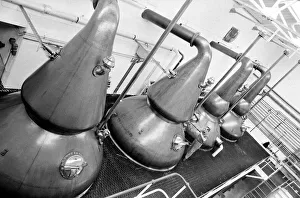 Workman Prints: The Wash Stills at Knockando Whisky Distillery January 1972