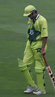 Wasim Akram Cricket World Cup Final 1999 June 1999 Pakistans Wasim Akram walks