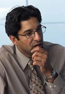 Wasim Akram July 1999 Lords Test Match England v New Zealand Cricket Day four