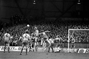 Watford 2 v. Chelsea 3. Division 2 football February 1980 LF01-23-045