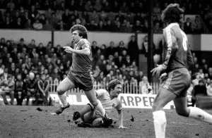 Watford 2 v. Chelsea 3. Division 2 football February 1980 LF01-23-054