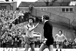 Watford 2 v. Chelsea 3. Division 2 football February 1980 LF01-23-058